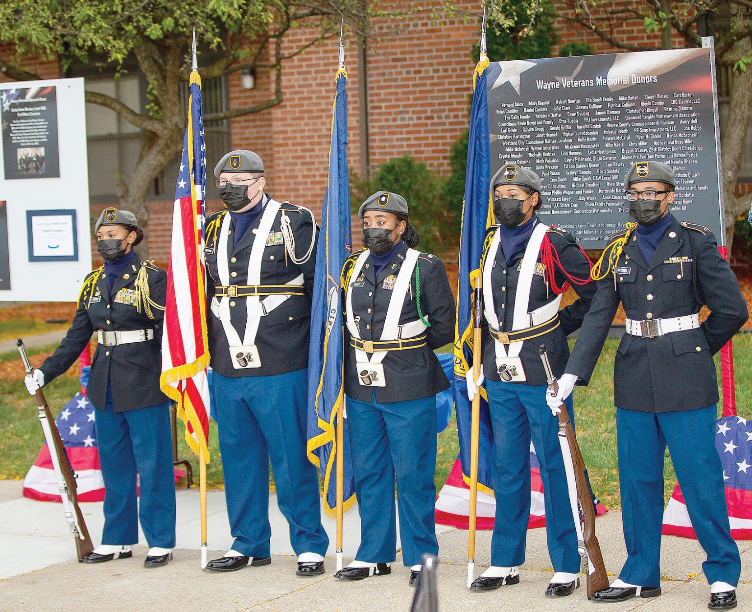 The Wayne Dispatch » Air Force veteran speaks at memorial flag raising